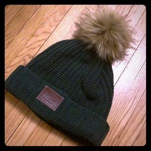 Green Love Your Melon Pom Beanie
